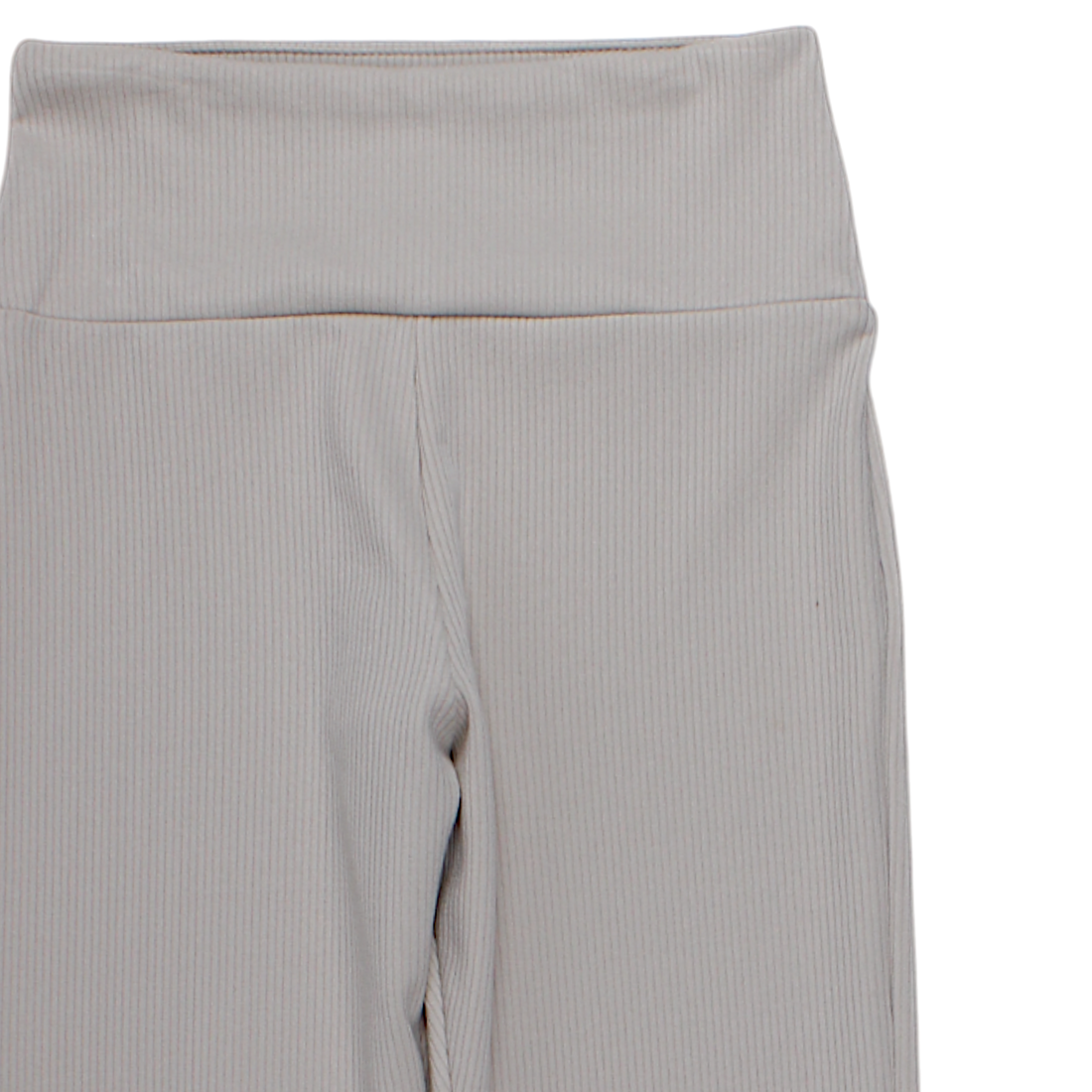 Elegant bell-bottoms with a stripe for girls, beige, Timi 4928-14425