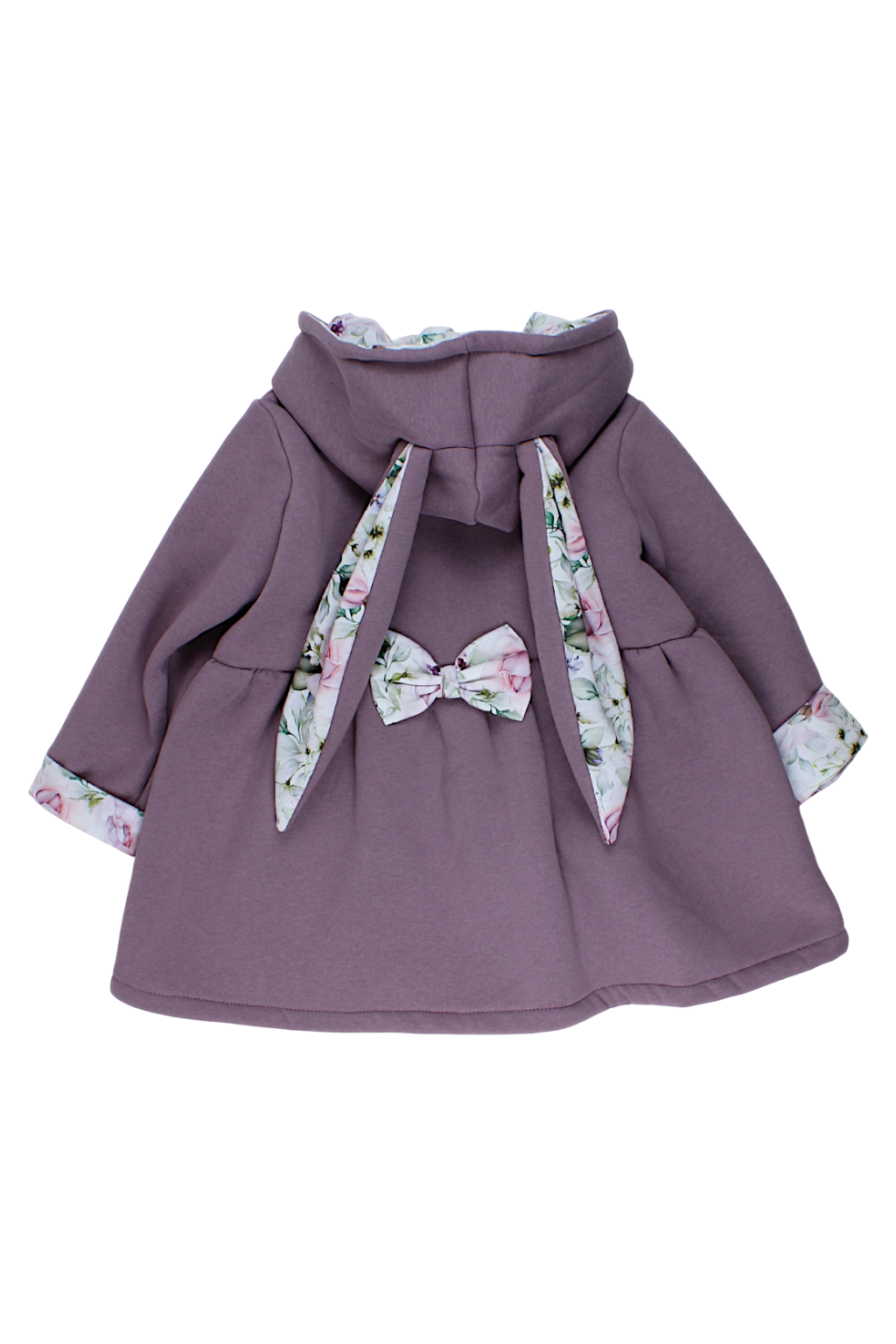 Girls' insulated sweatshirt-coat, heather Guliwerkids 5215-16925