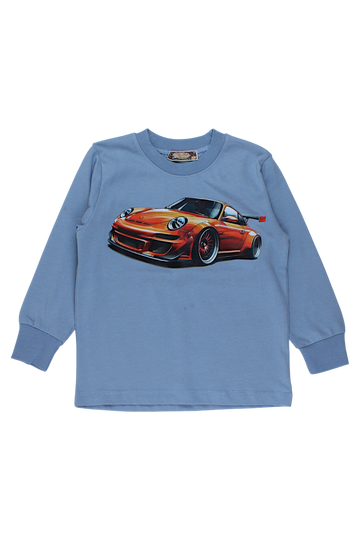 Boy's car blouse blue Your Word 5410-20825-35