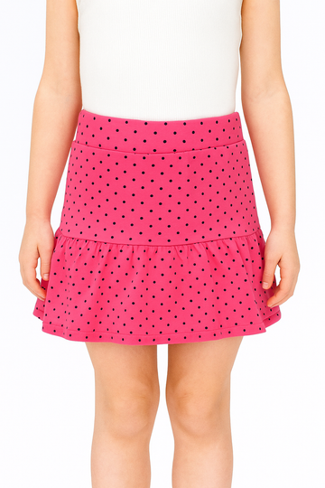 Timi pink skirt with leggings for girls 54584-17625-40