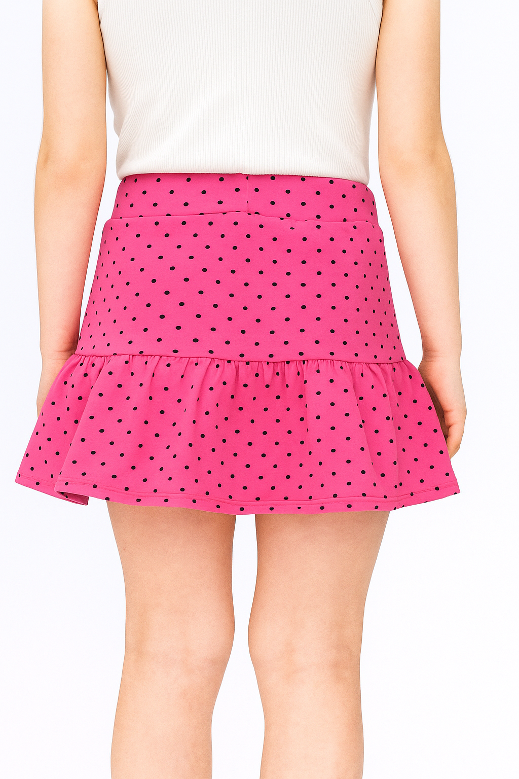 Timi pink skirt with leggings for girls 54584-17625-40