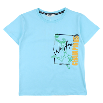 Boy's basketball shirt turquoise Breeze 5523-14425