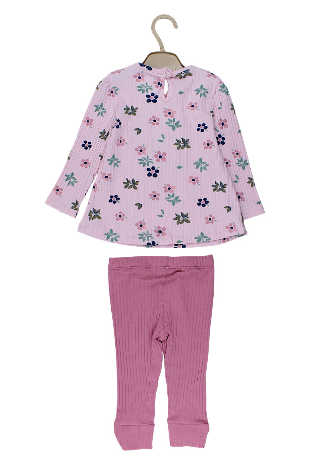 Cotton floral set, girly pink Deco 56/636-251125-40
