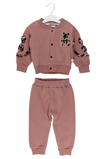 Insulated set for girls, powder pink, Donino 60298-11925