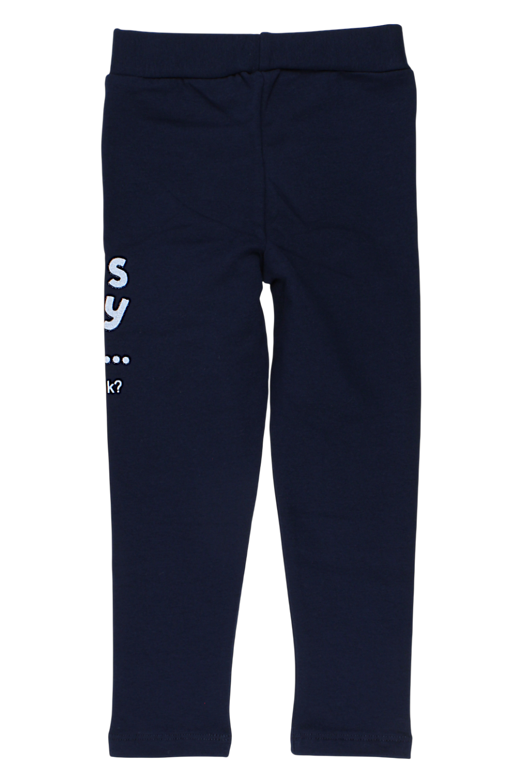 Teddy bear leggings for girls navy blue Timi 60521-17925-23