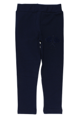 Girls' navy blue leggings with tennis rackets Timi 60524-17925-23