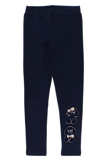 Girls' navy blue leggings Timi 60525-17925