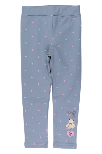 Girls' leggings, ash gray, Timi 60527-17925