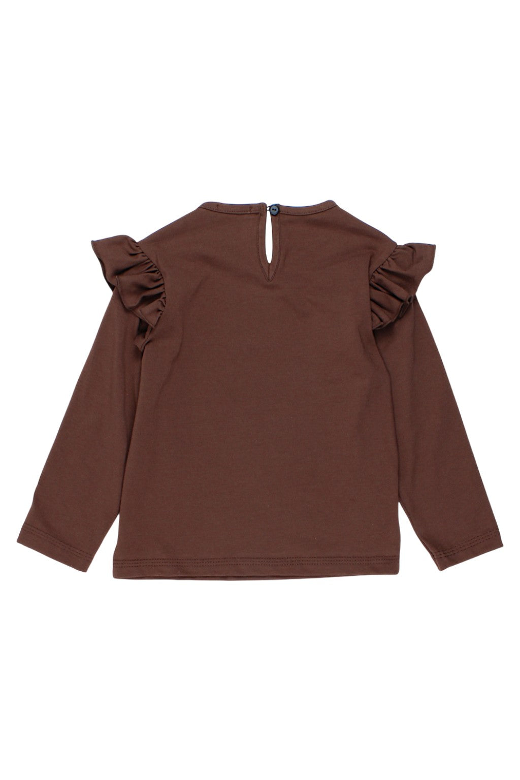Girl's blouse dog chocolate Gremtex 6263-26925-17