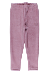 Girls' warm leggings powder pink Timi 63500-17925