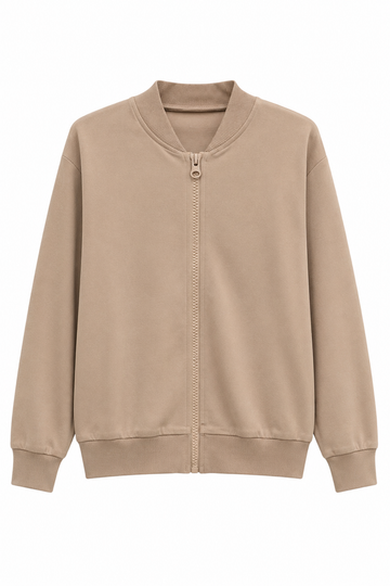 Bluza rozsuwana bomberka chłopięca beżowa MiMi 6893-29526-1