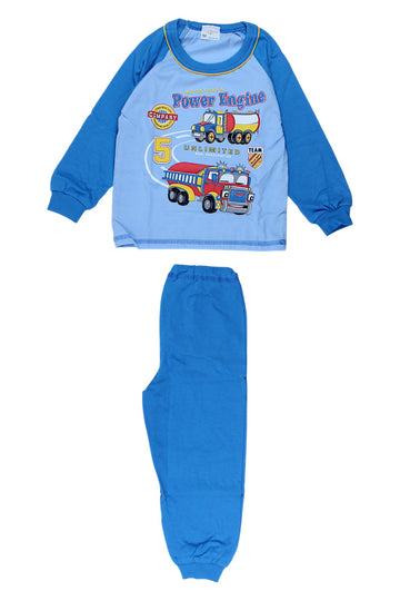 Boy's tank pajamas blue Sukces 8082-221025