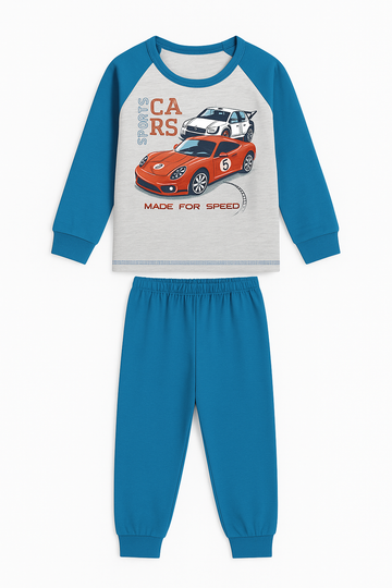 Boy's speed pajama blue Sukces 8095-221025-35