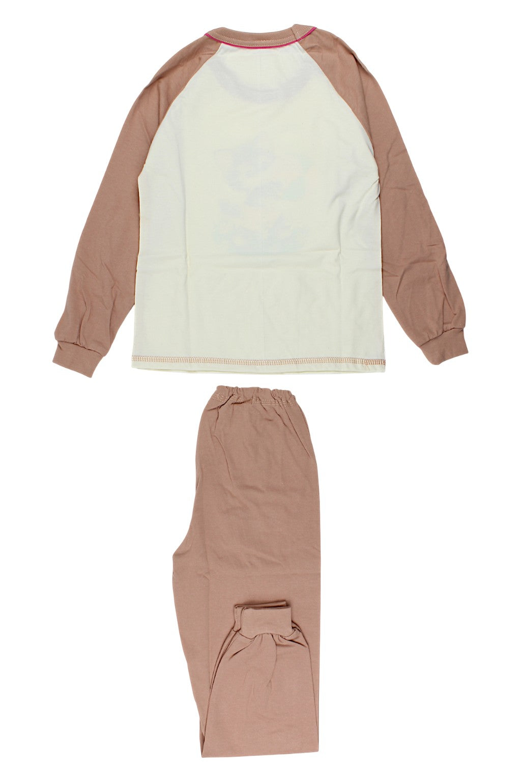 Beige girls' pajamas Sukces 8096-221025