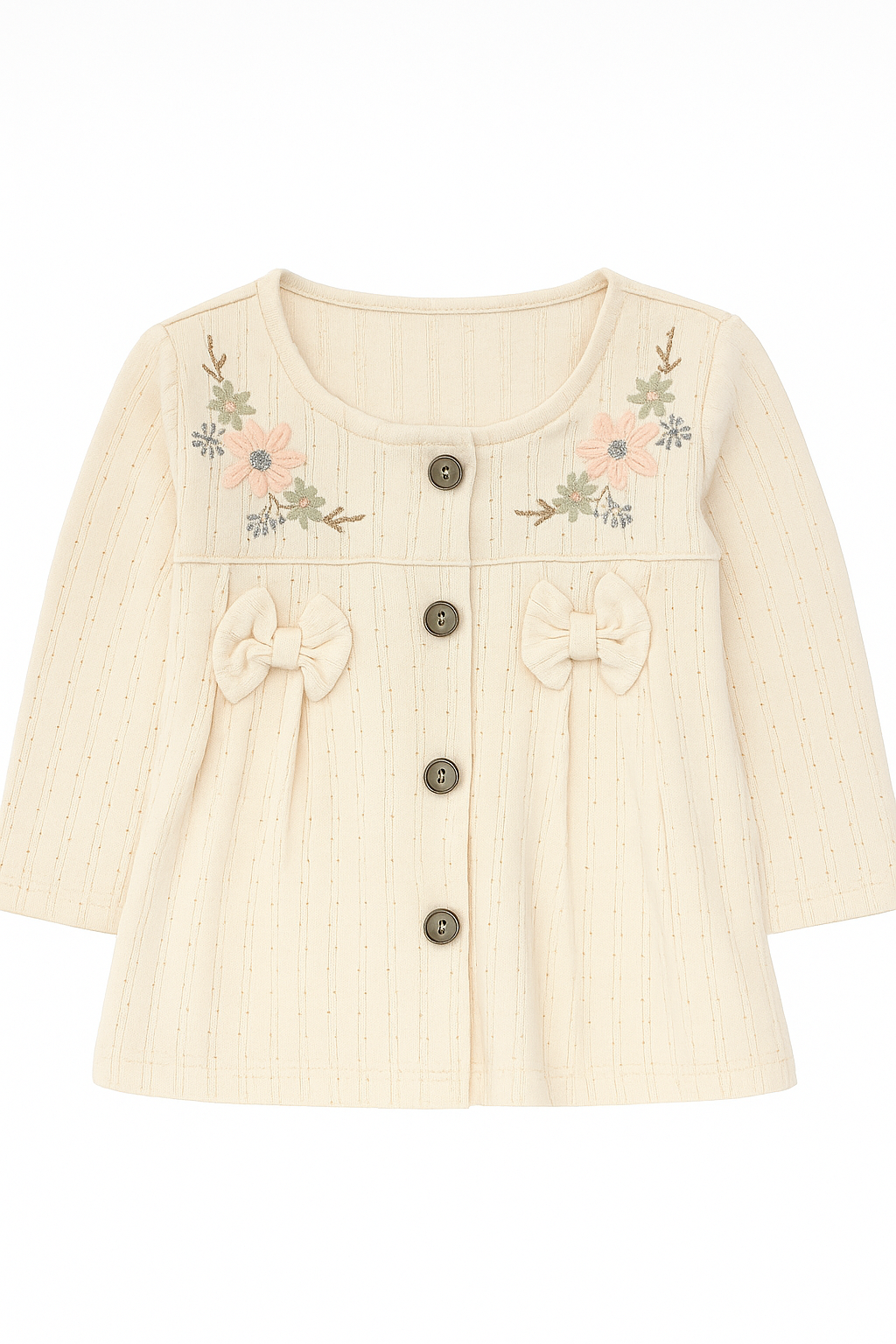 Pink Murat Baby embroidery set for girls 9526-5625