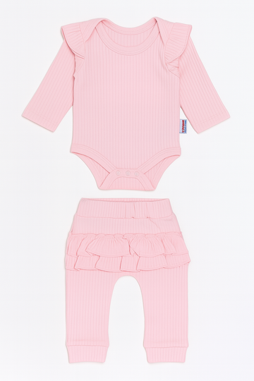 Set with a ruffle headband, girly pink, Murat Baby 9560-16725