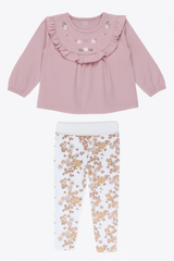 Embroidery set for girls, powder pink, Murat Baby 9747-16725