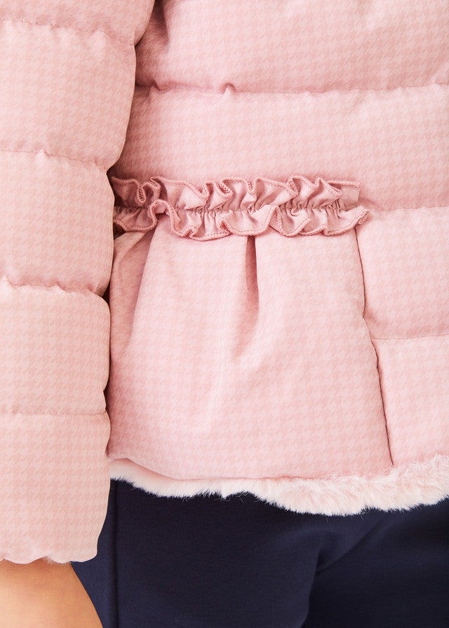 Abel & Lula Kurtka zimowa dwustronna dziewczęca 5832-74 Różowy -  - #tag1# - #tag2# - #tag3# - #tag4#