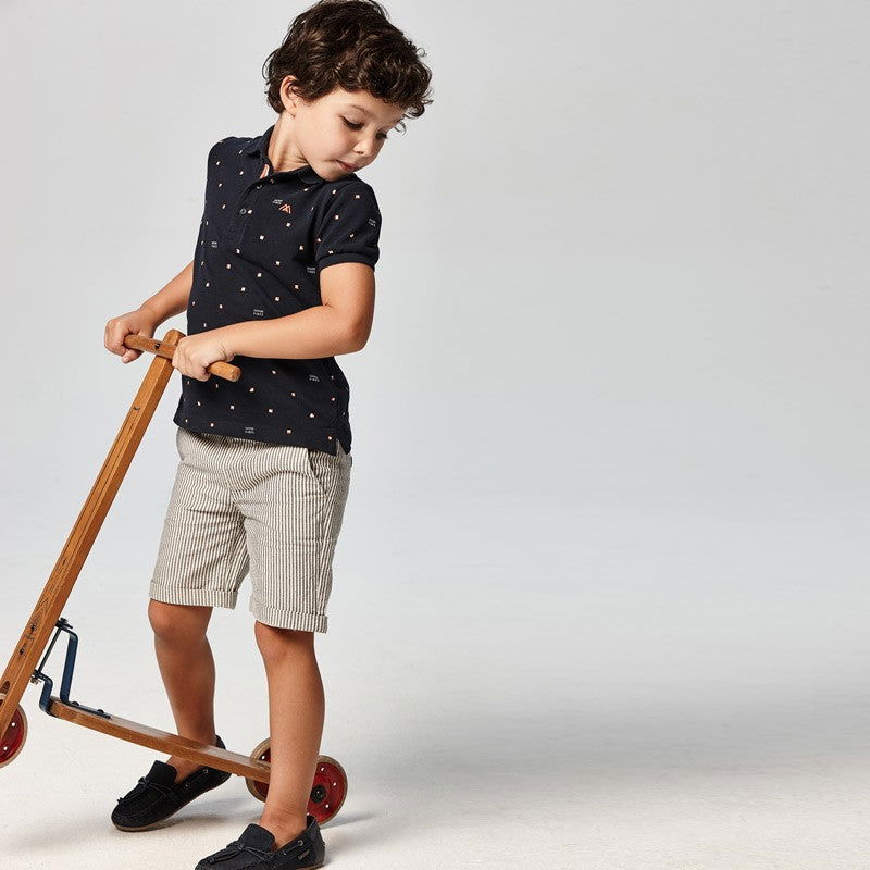 Bermudy w paski chłopięce Mayoral 3229-76 Granatowy -  - #tag1# - #tag2# - #tag3# - #tag4#