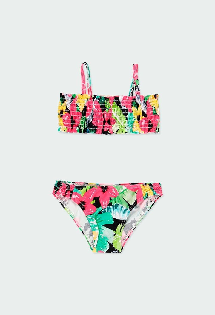 Bikini dla dziewczynki Boboli 824318-9727 kolor róż/zieleń -  - #tag1# - #tag2# - #tag3# - #tag4#