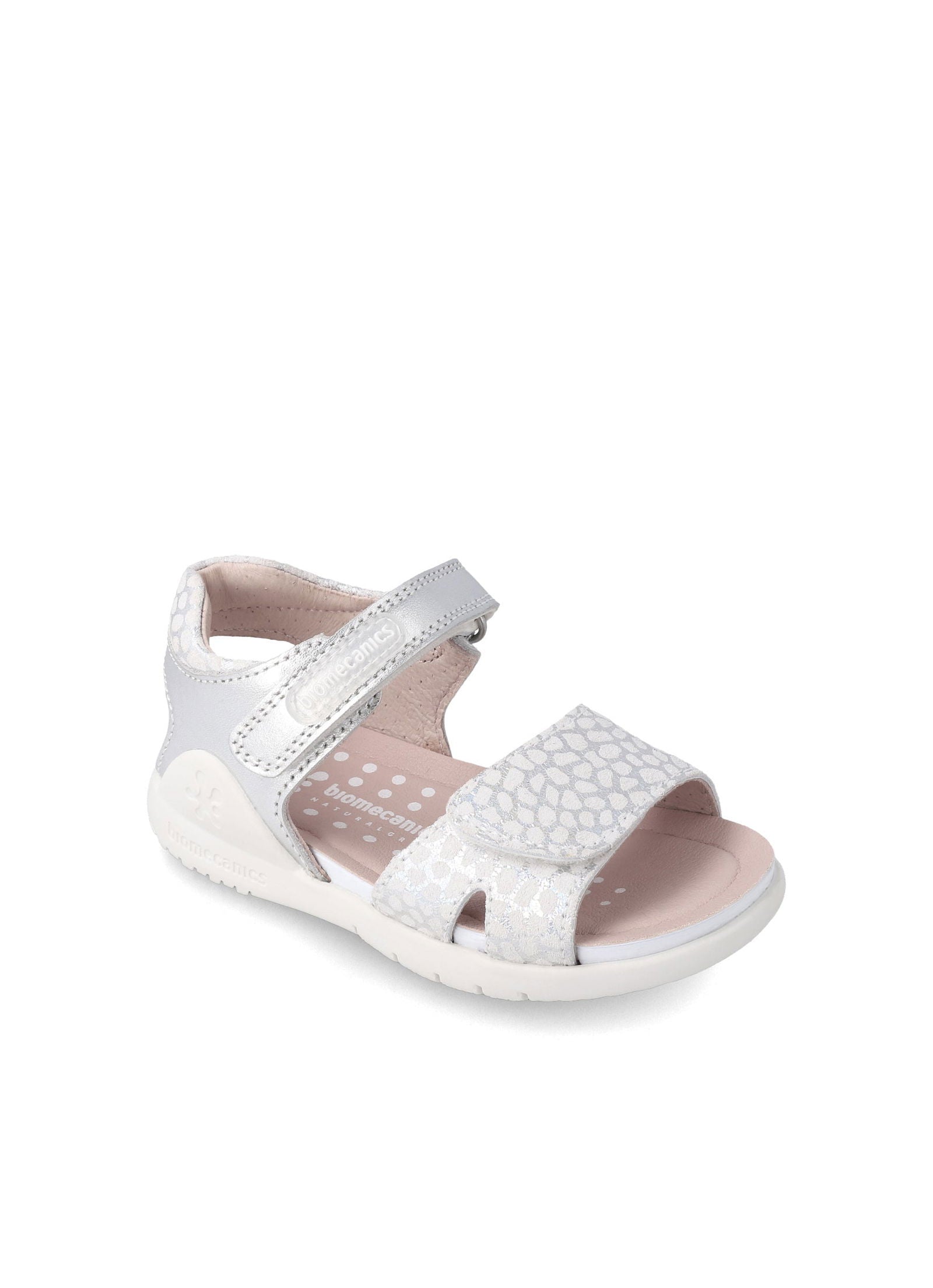 Biomecanics Sandały dziewczęce 222211-B kolor srebrny -  - #tag1# - #tag2# - #tag3# - #tag4#