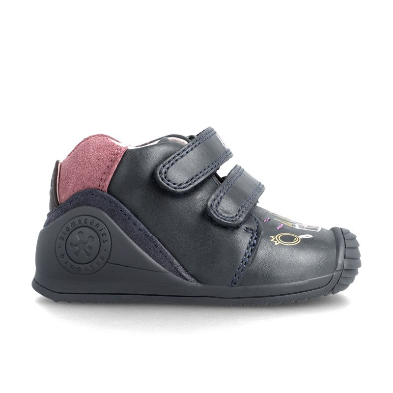 Biomecanics Sneakersy dziewczęce 211112-A granatowy -  - #tag1# - #tag2# - #tag3# - #tag4#