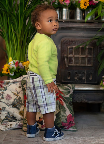 Birba&Trybeyound 61028-00-92Z Szorty w kratę kolor limonka -  - #tag1# - #tag2# - #tag3# - #tag4#