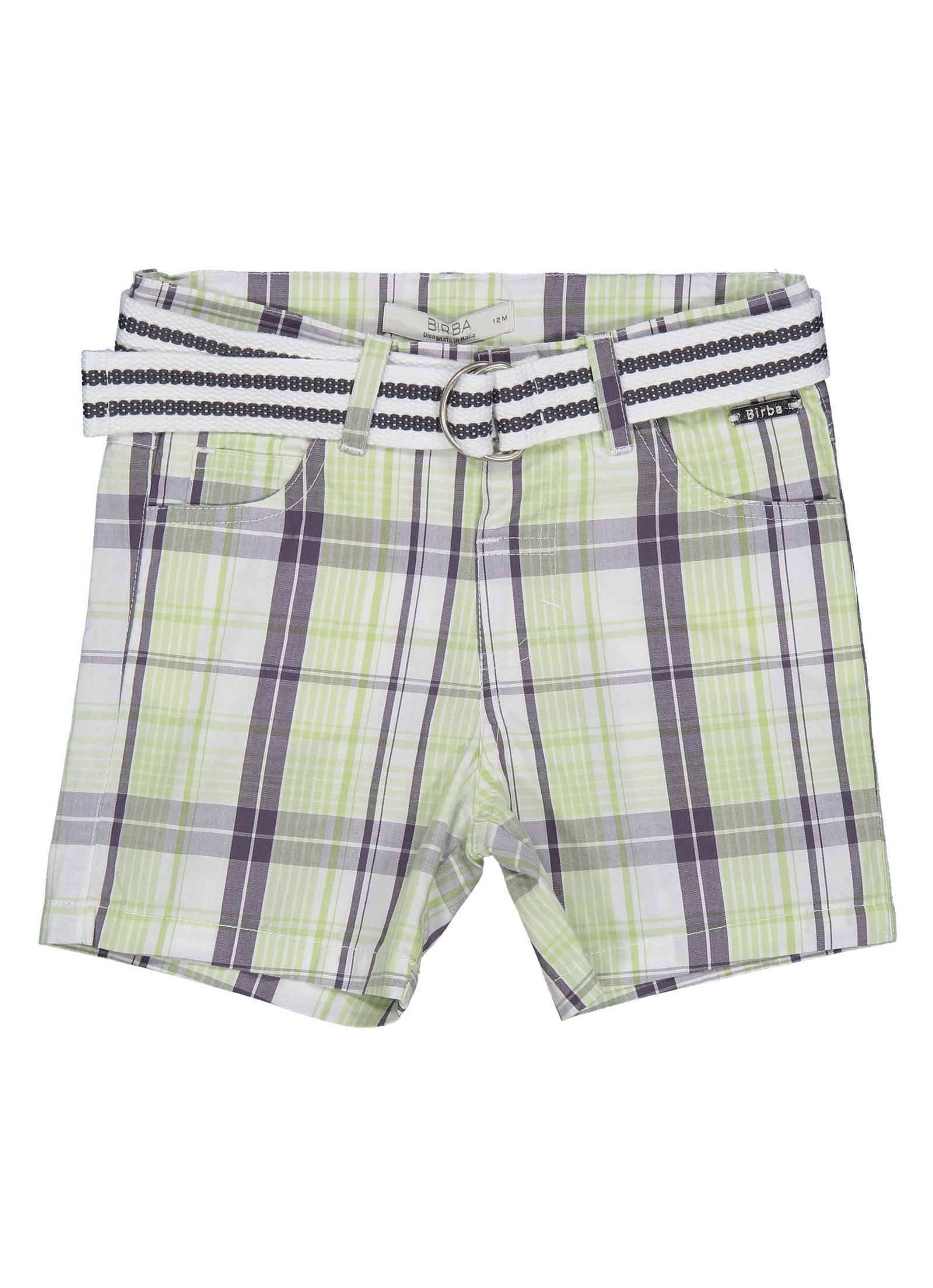 Birba&Trybeyound 61028-00-92Z Szorty w kratę kolor limonka -  - #tag1# - #tag2# - #tag3# - #tag4#