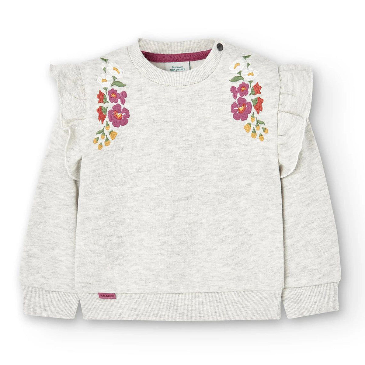 Bluza Boboli 227146-7359 kolor szary -  - #tag1# - #tag2# - #tag3# - #tag4#