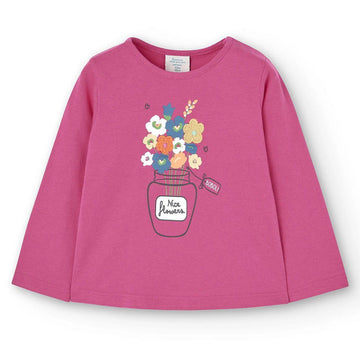 Bluzka Boboli 227012-3828 kolor truskawka -  - #tag1# - #tag2# - #tag3# - #tag4#