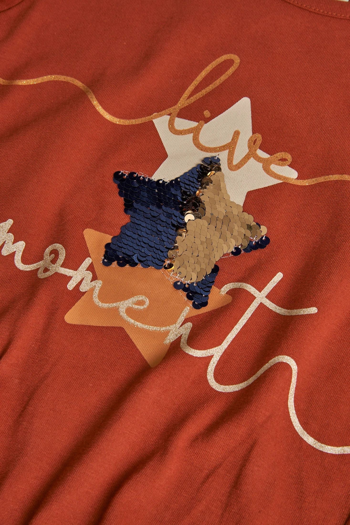 Bluzka Boboli 447049-7412 kolor cegła -  - #tag1# - #tag2# - #tag3# - #tag4#