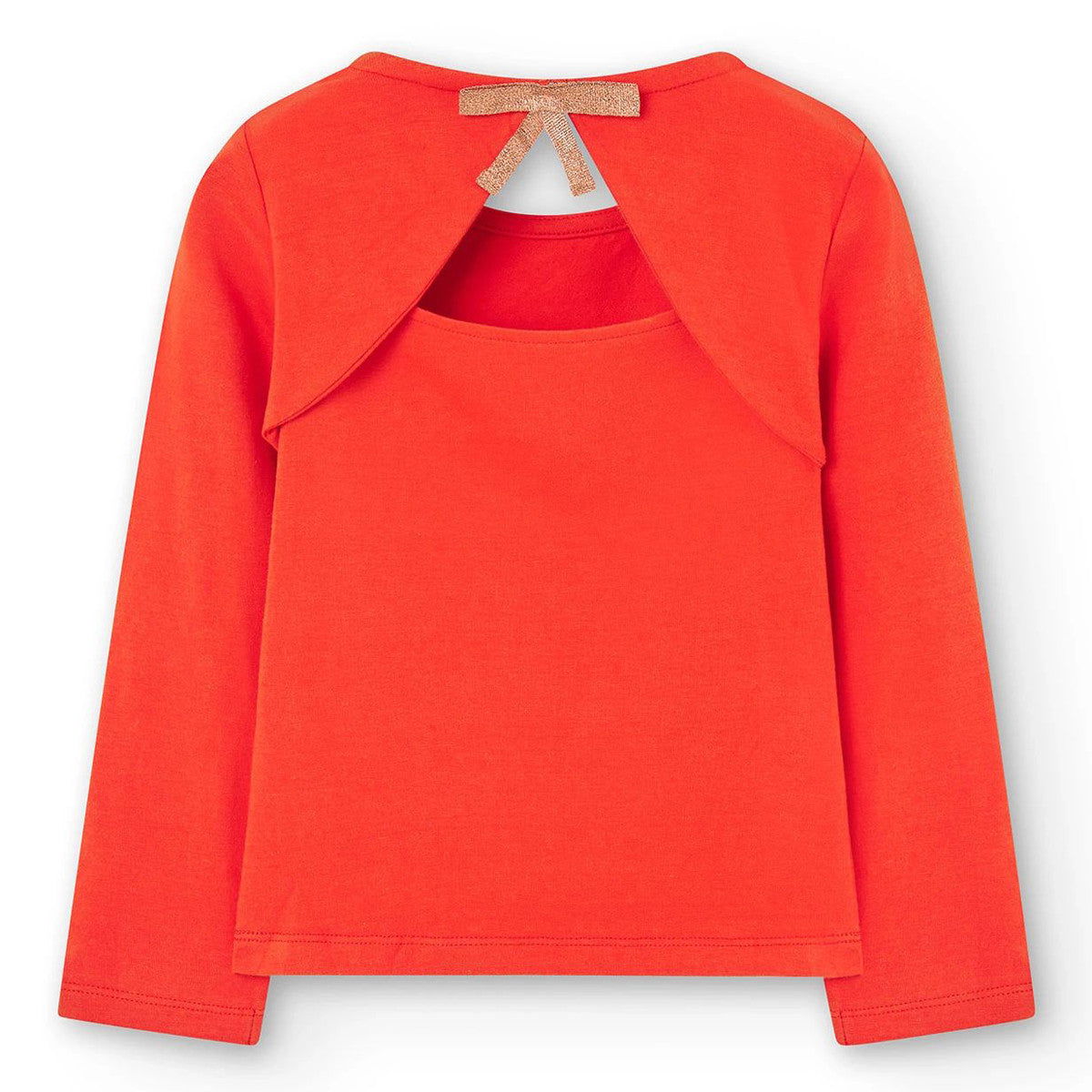 Bluzka Boboli 447083-7411 kolor cegła -  - #tag1# - #tag2# - #tag3# - #tag4#