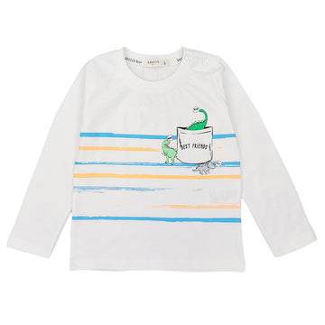 Bluzka Dino chłopak krem 17826-11223  GKMOC -  - #tag1# - #tag2# - #tag3# - #tag4#