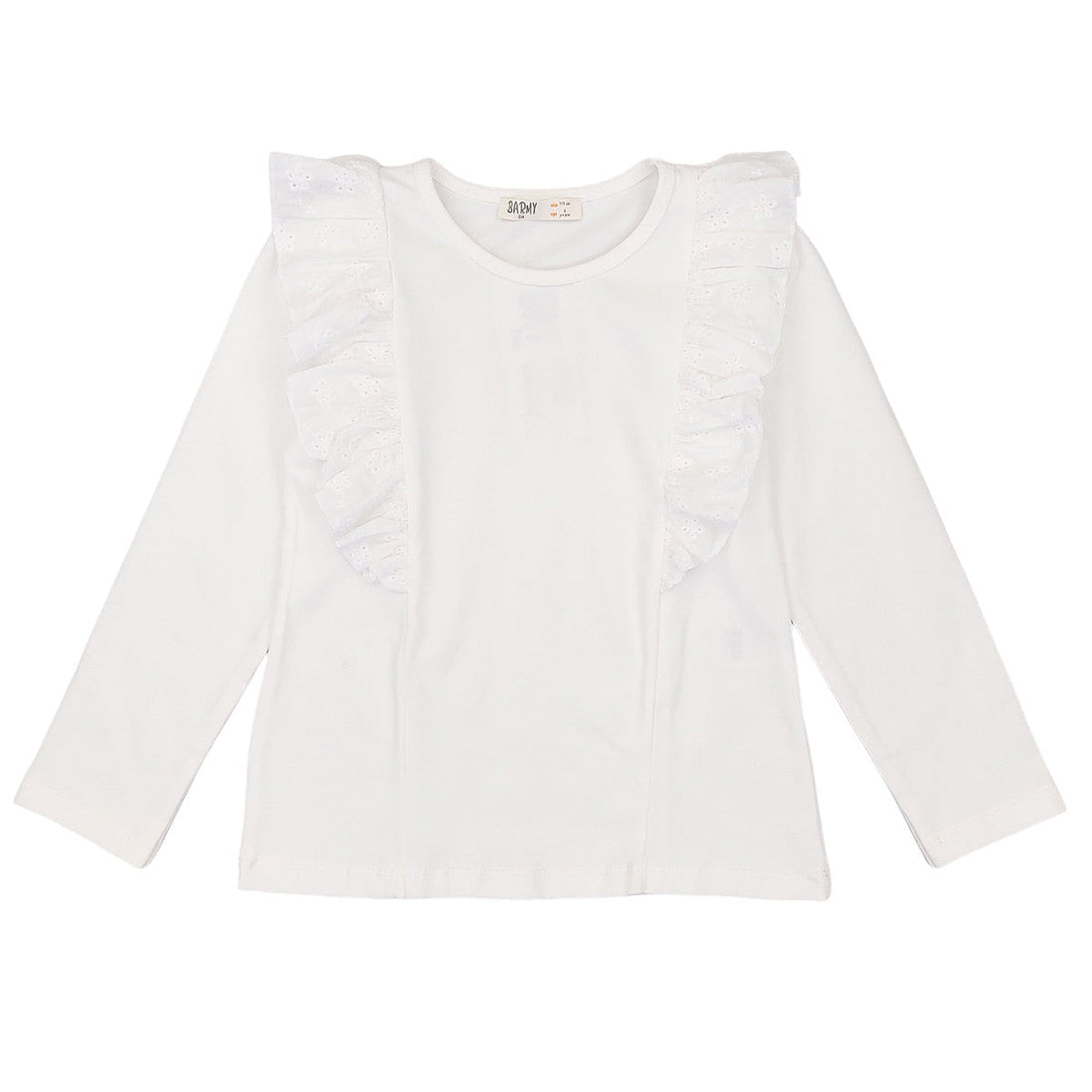 Bluzka Motylek dziewczynka krem 1598-11223  GKMOD -  - #tag1# - #tag2# - #tag3# - #tag4#