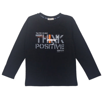 Bluzka chłopak czarny 19170-11223  GKMOC -  - #tag1# - #tag2# - #tag3# - #tag4#