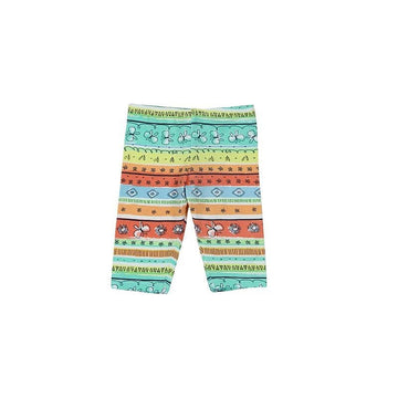 Boboli 215075-9792 Getry dla dziewczynki 3/4 we wzorki kolor zielony/pomarańcz -  - #tag1# - #tag2# - #tag3# - #tag4#