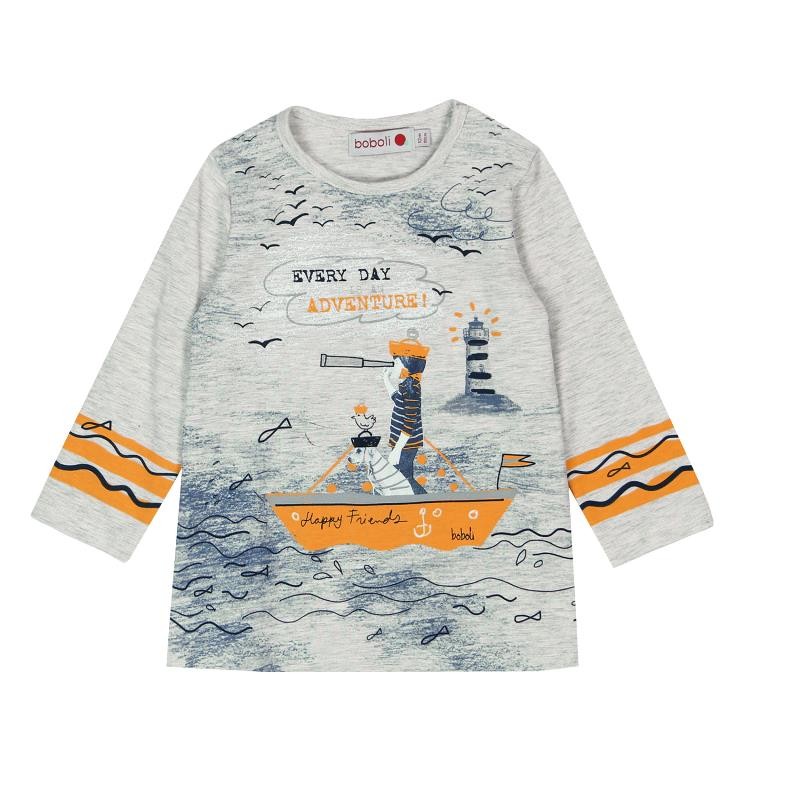 Boboli 226099-7299 sukienka dla dziewczynki kolor szary -  - #tag1# - #tag2# - #tag3# - #tag4#