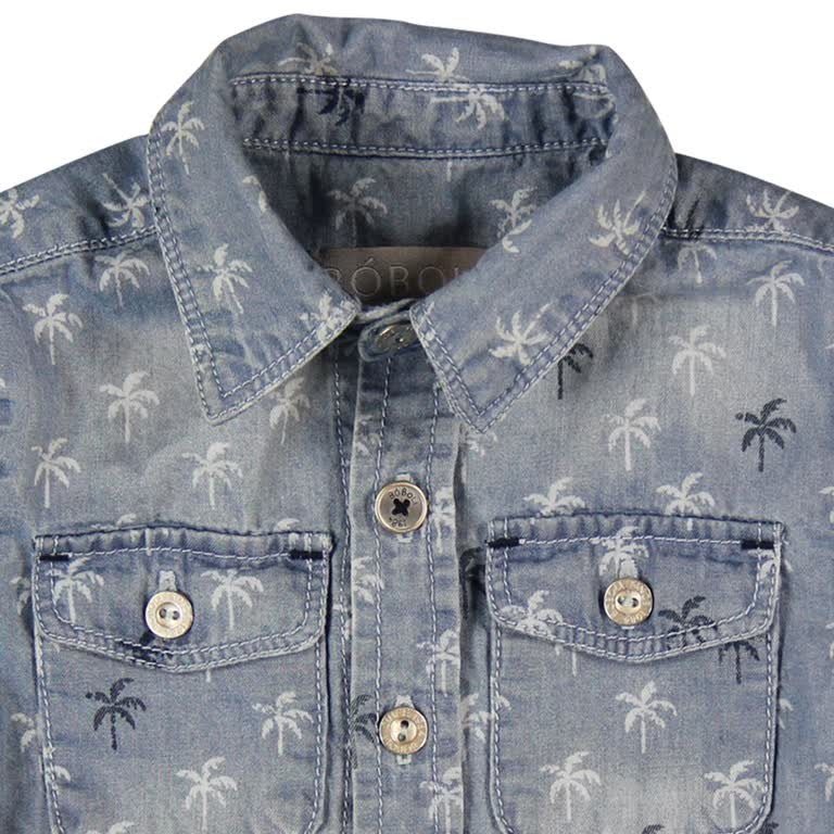 Boboli 303062-9483 koszula kolor jasny niebieski -  - #tag1# - #tag2# - #tag3# - #tag4#