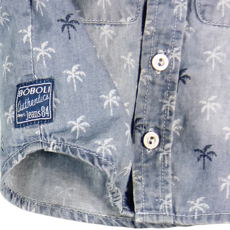 Boboli 303062-9483 koszula kolor jasny niebieski -  - #tag1# - #tag2# - #tag3# - #tag4#