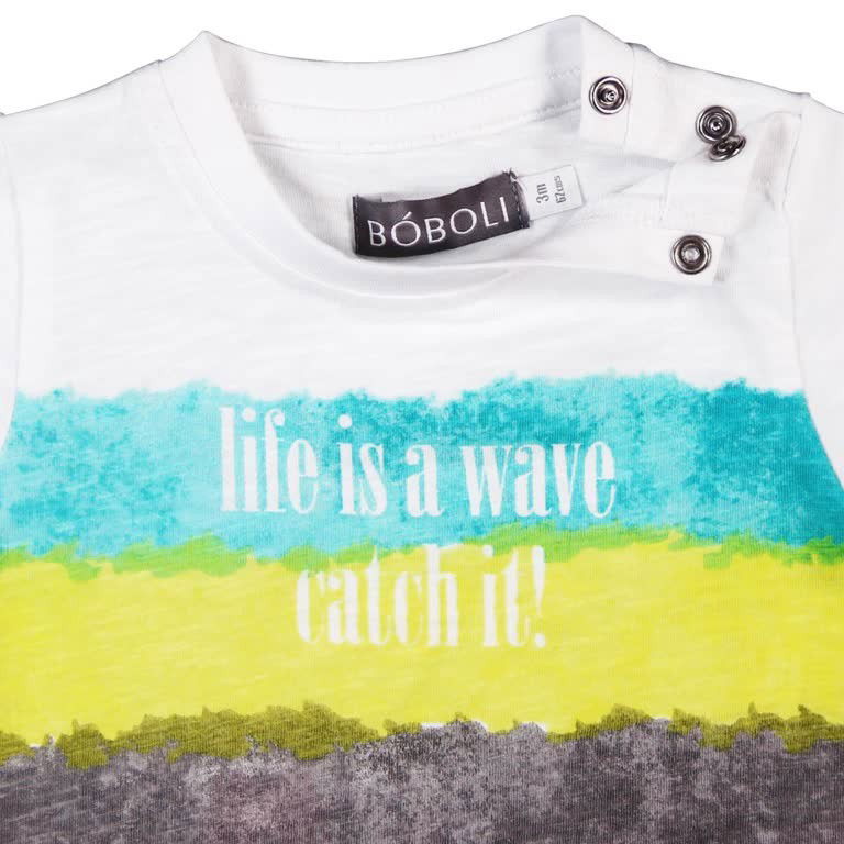 Boboli 323053-1100 T-shirt kolor BIAŁY -  - #tag1# - #tag2# - #tag3# - #tag4#