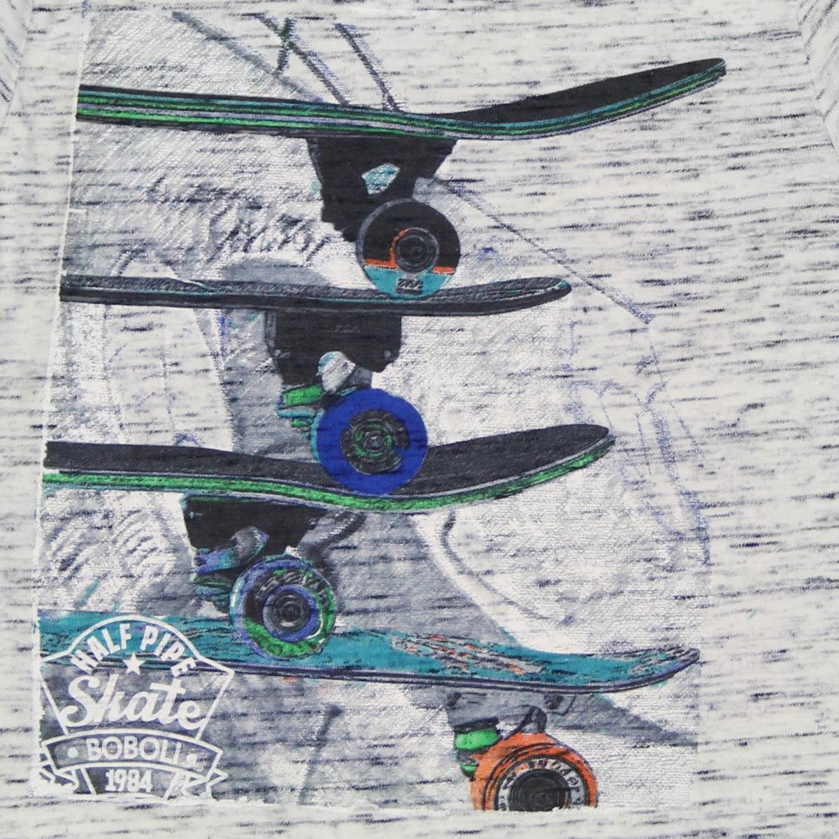 Boboli 344012_8081 bluzka kolor szary melanż -  - #tag1# - #tag2# - #tag3# - #tag4#