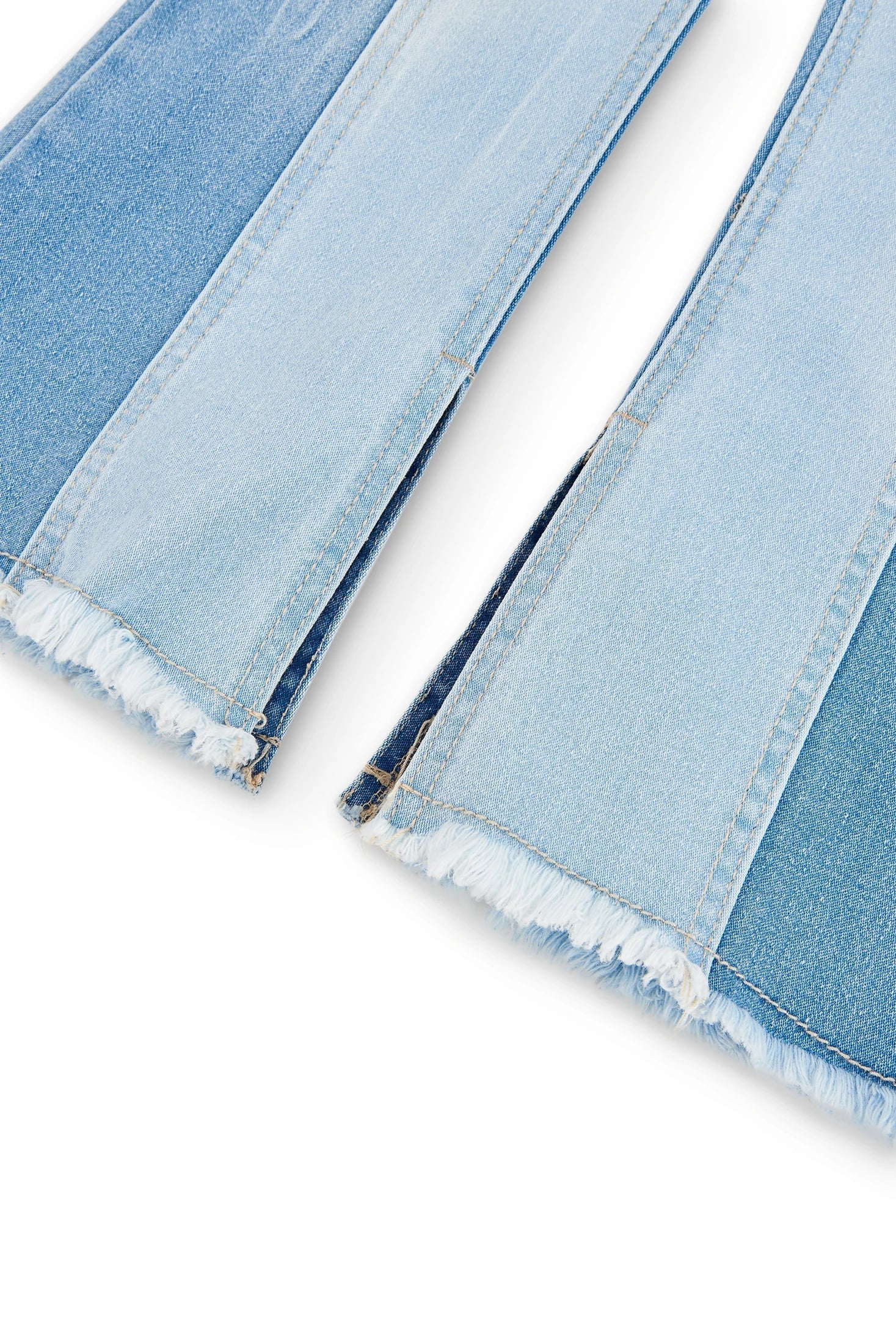 Boboli 456027-BLEACH Spodnie dzwony dziewczynka kolor niebieski -  - #tag1# - #tag2# - #tag3# - #tag4#