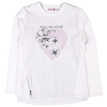 Boboli 464015_1100 bluzka kolor biały -  - #tag1# - #tag2# - #tag3# - #tag4#