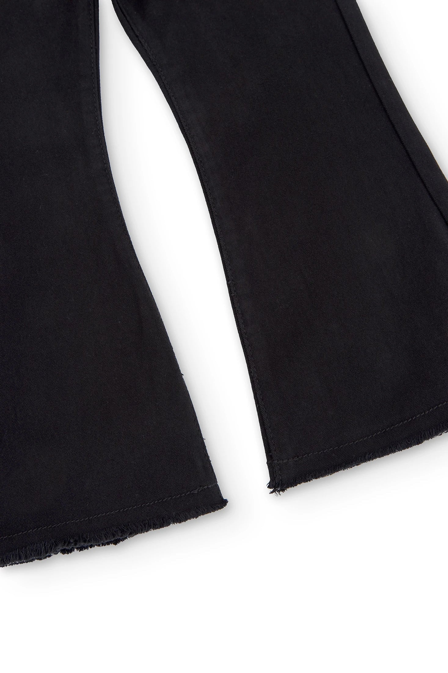 Boboli 476018-890 Spodnie dzwony dziewczynka kolor czarny -  - #tag1# - #tag2# - #tag3# - #tag4#