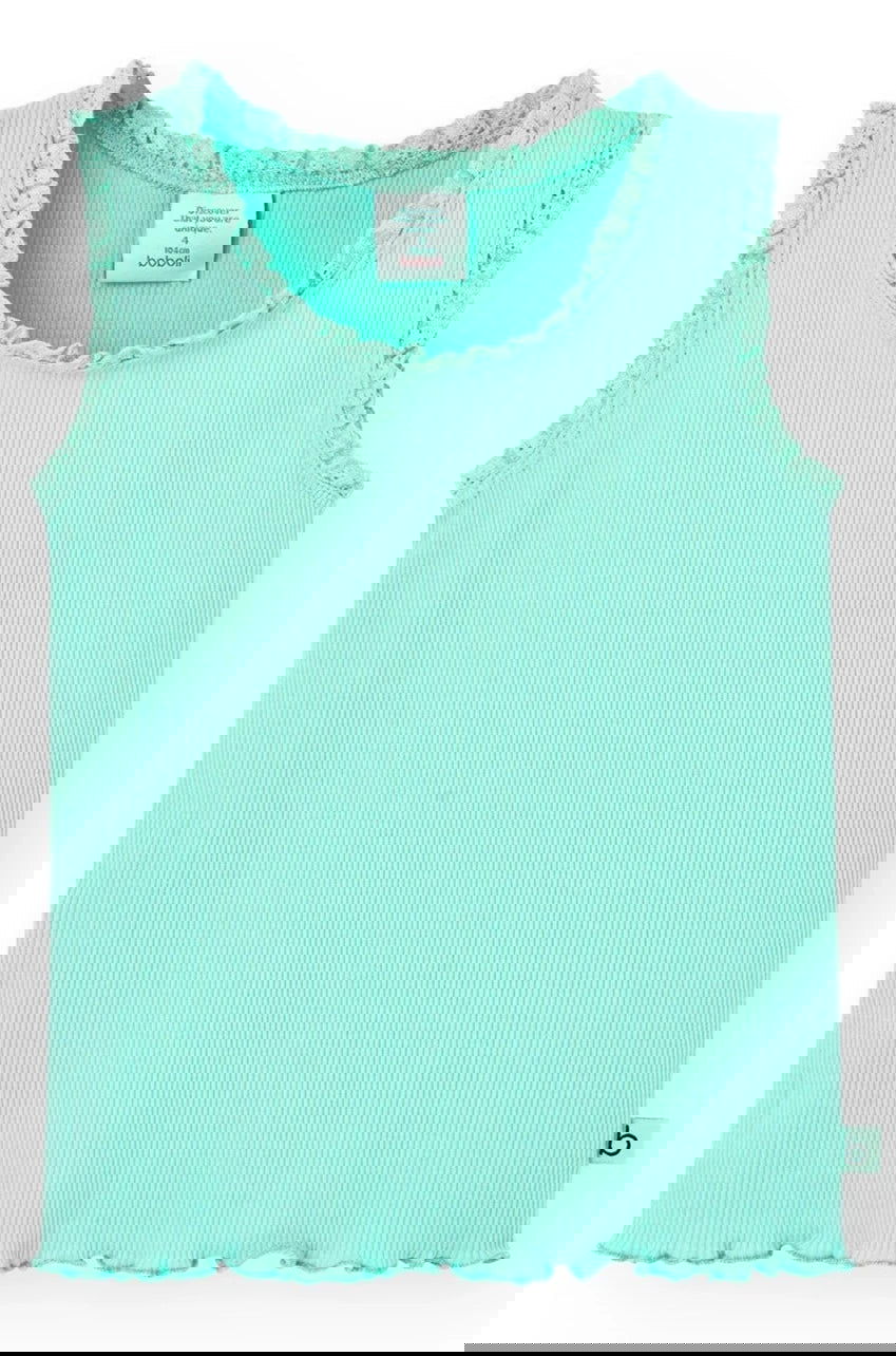 Boboli 496010-4451 Bluzka dziewczynka kolor jezioro -  - #tag1# - #tag2# - #tag3# - #tag4#