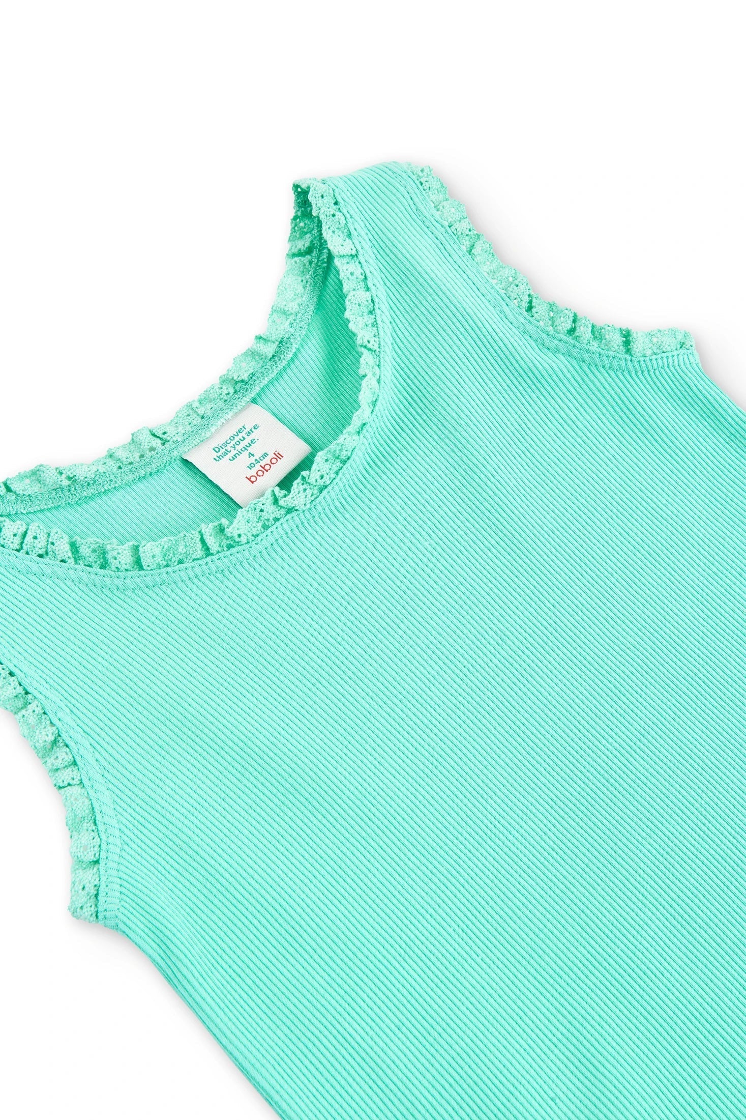 Boboli 496010-4451 Bluzka dziewczynka kolor jezioro -  - #tag1# - #tag2# - #tag3# - #tag4#