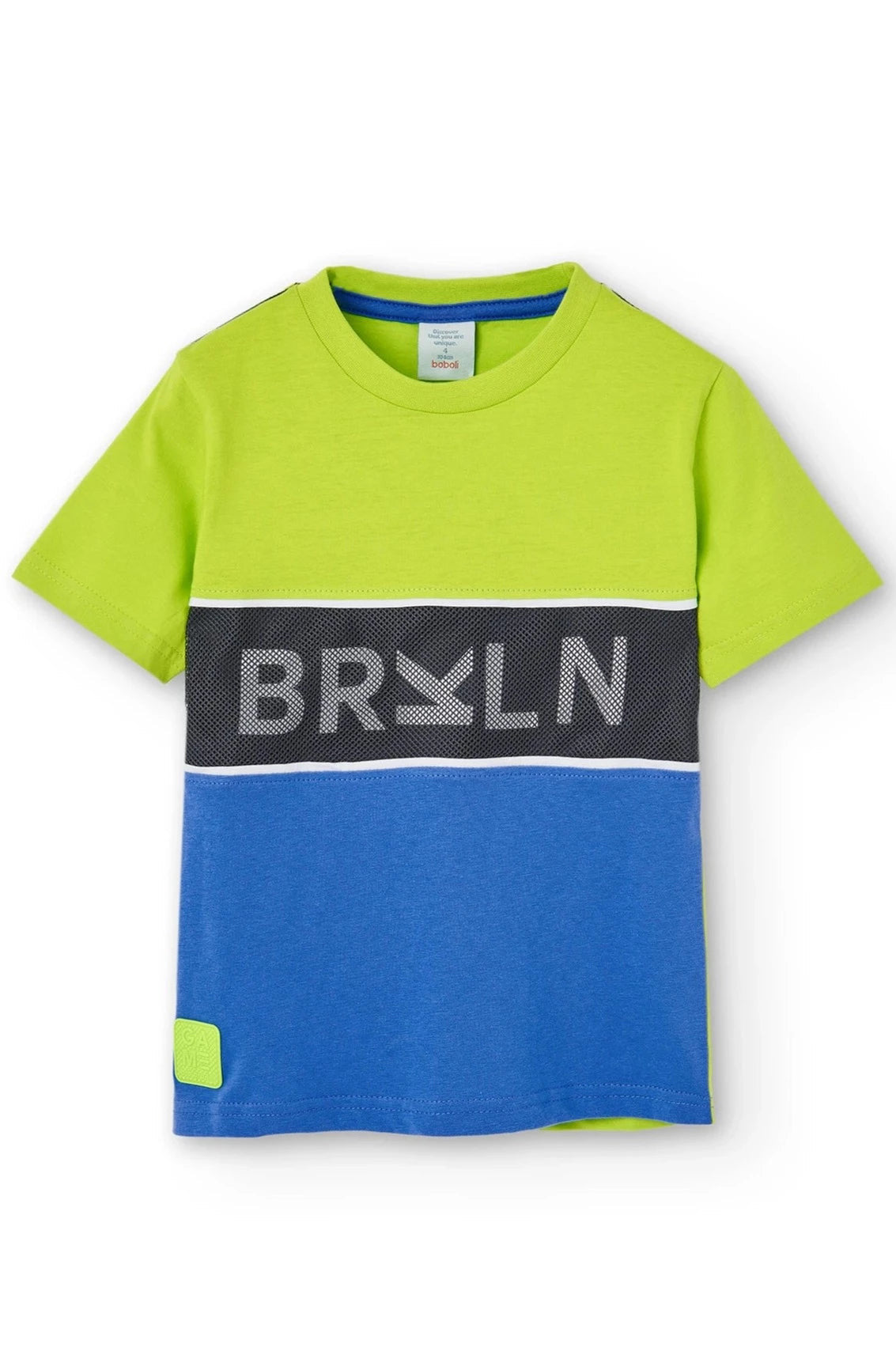 Boboli 506236-2548 T-shirt chłopiec kolor arktyczny -  - #tag1# - #tag2# - #tag3# - #tag4#