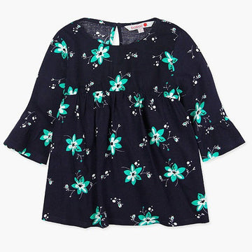 Boboli Bluzka dla dziewczynki granatowa 417057-9024 -  - #tag1# - #tag2# - #tag3# - #tag4#