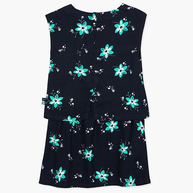 Boboli Sukienka dla dziewczynki granatowa 417002-9024 -  - #tag1# - #tag2# - #tag3# - #tag4#