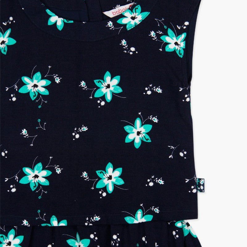 Boboli Sukienka dla dziewczynki granatowa 417002-9024 -  - #tag1# - #tag2# - #tag3# - #tag4#